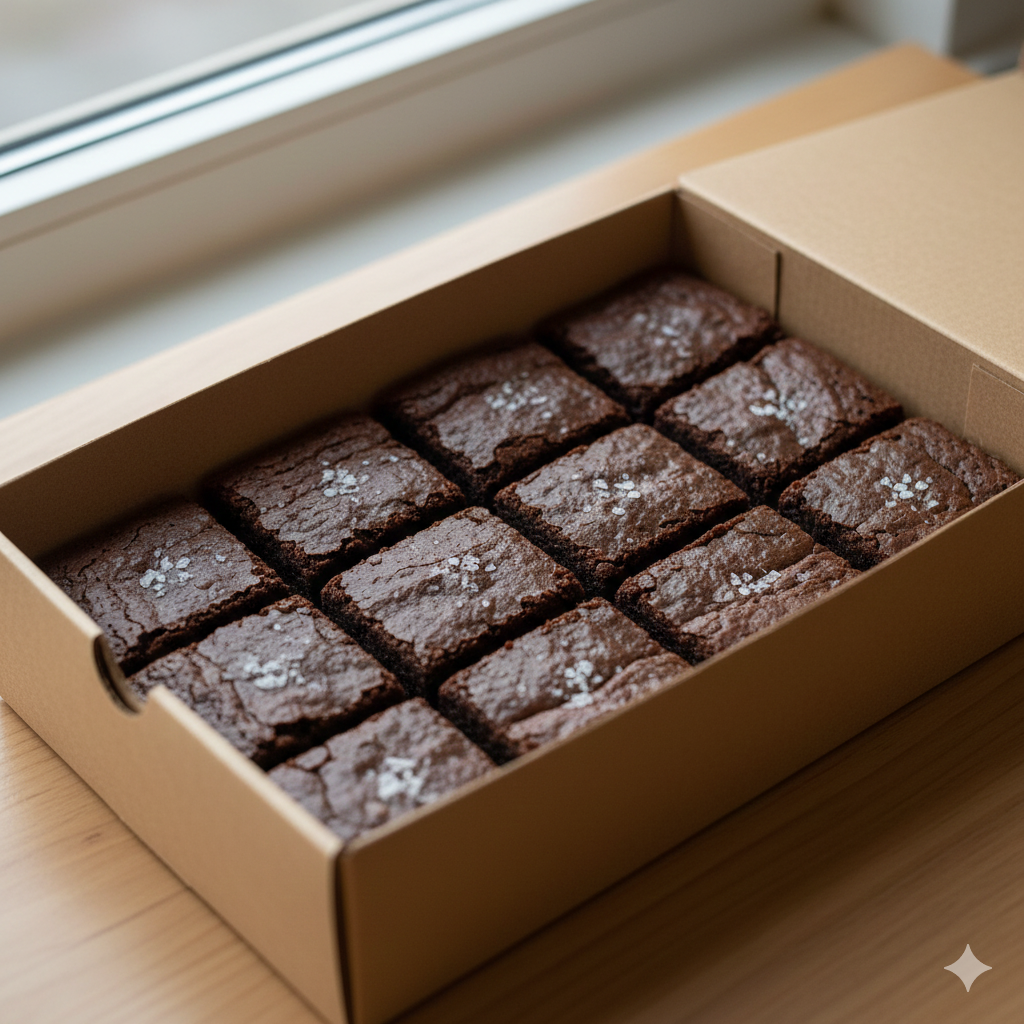 The Midnight Truffle Brownie