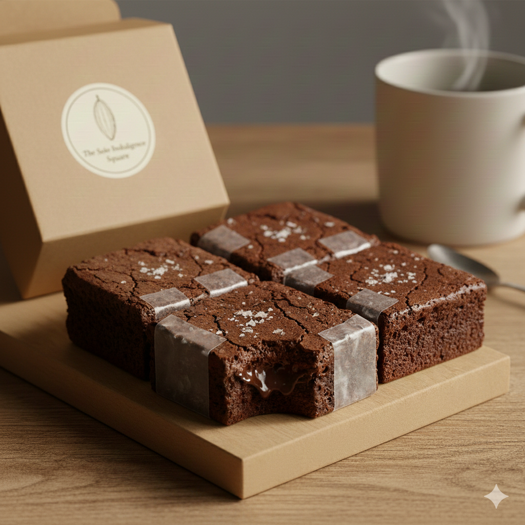 The Midnight Truffle Brownie